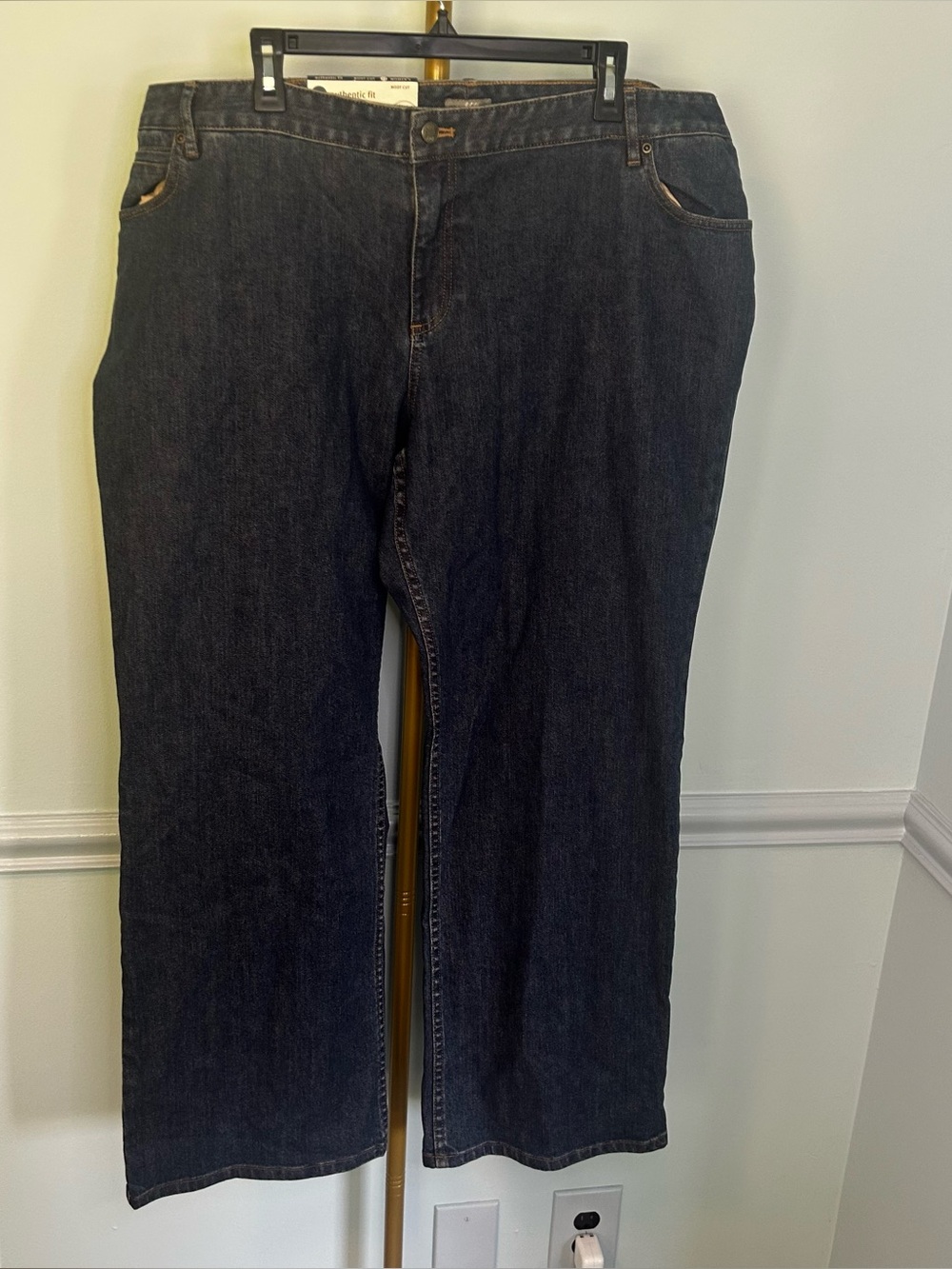 NWT J. Jill Authentic Fit Boot Cut Blue Jeans Size 22W Stretch